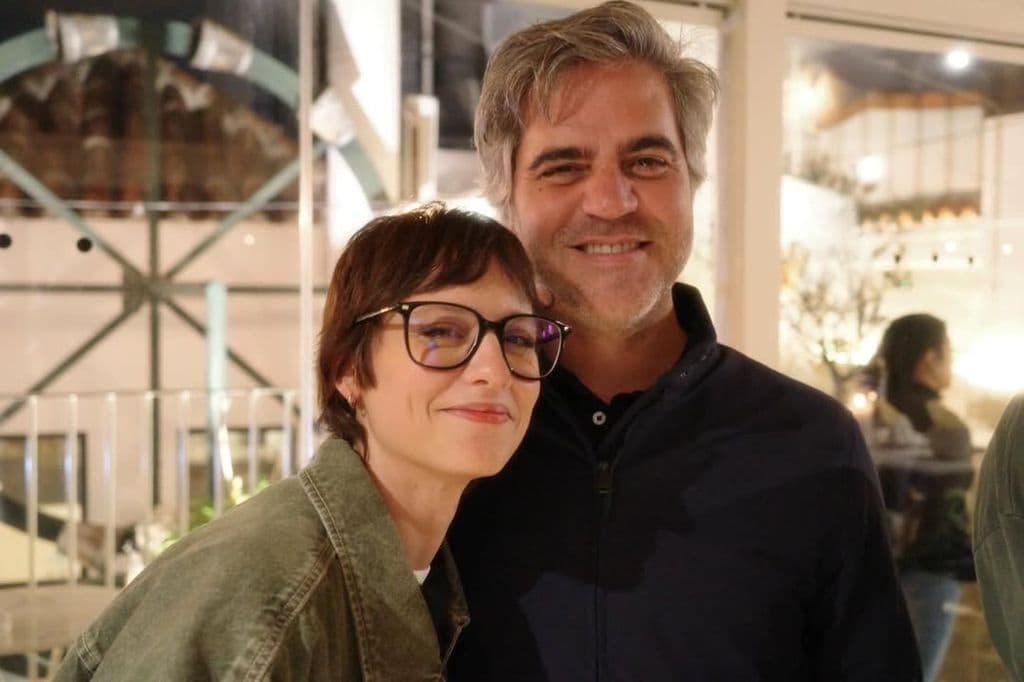 Michelle Jenner con Ernesto Sevilla