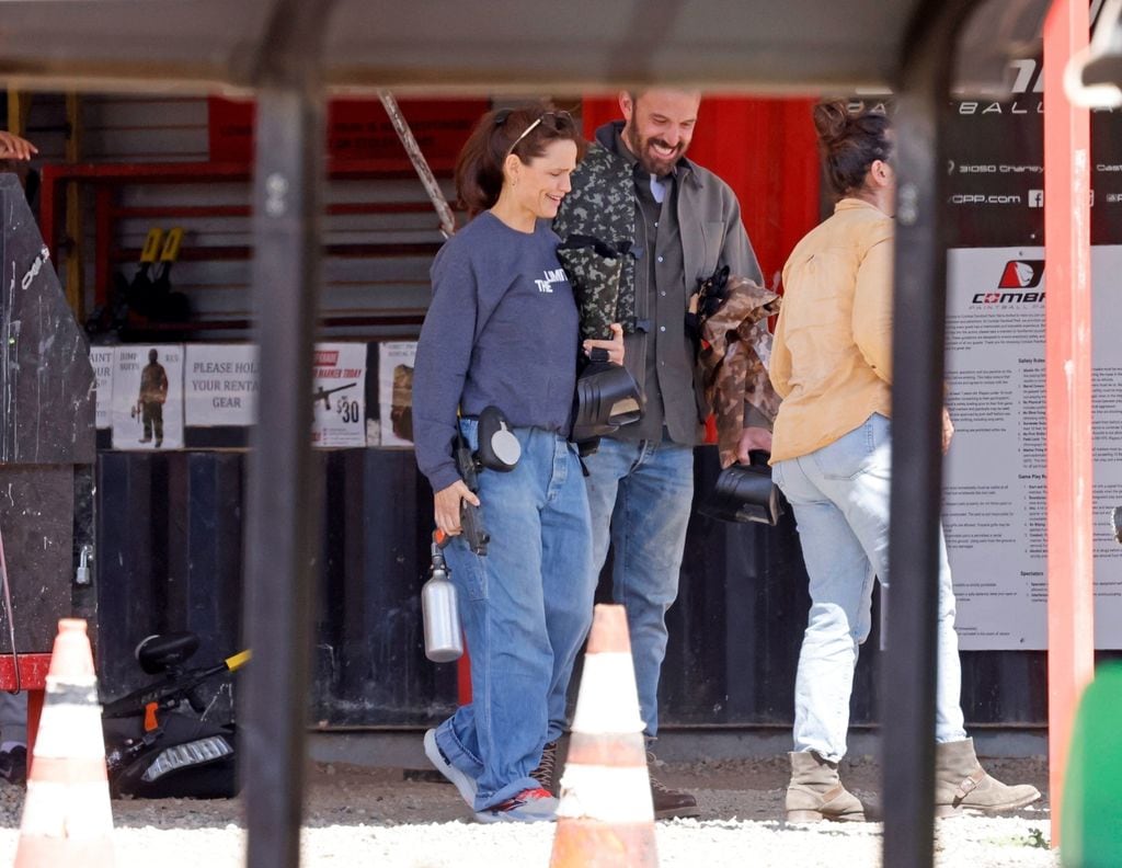 Ben Affleck y Jennifer Garner in Los Angeles.