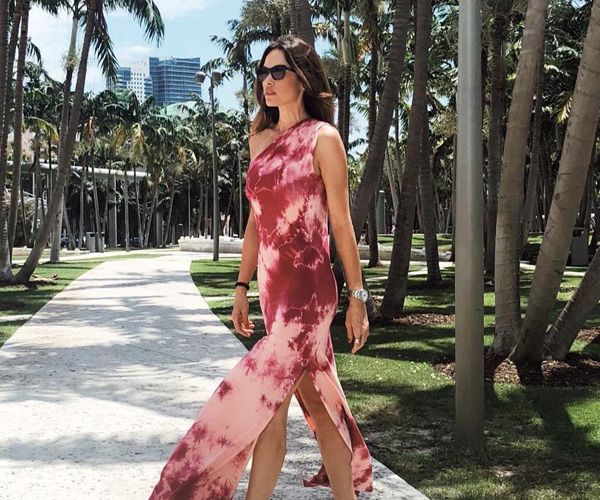 tie dye vestido