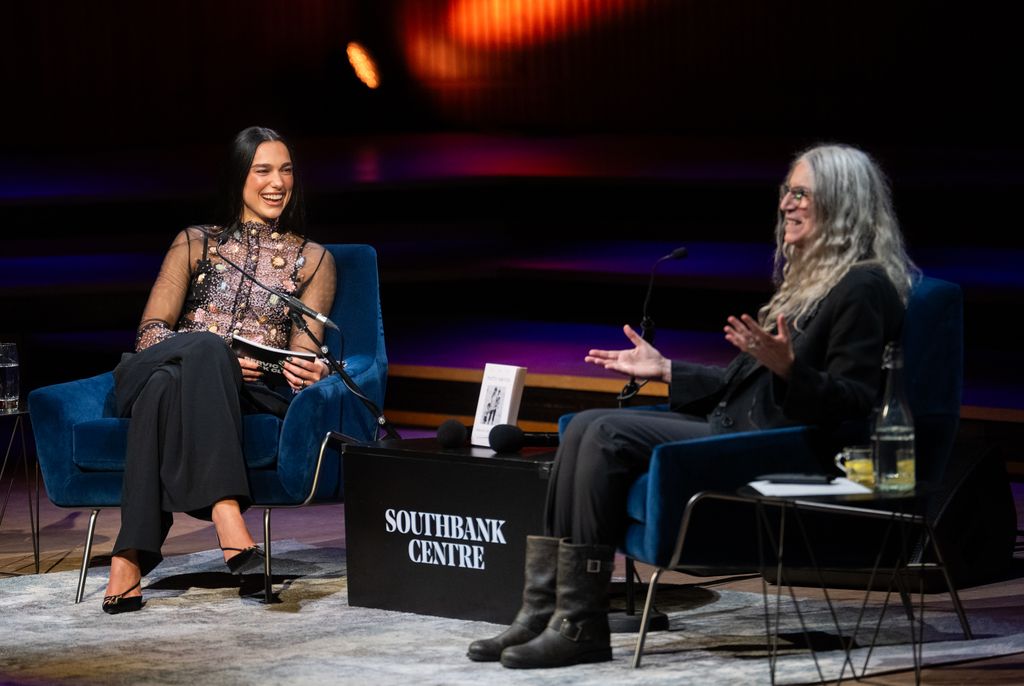 Dua Lipa y Patti Smith en el Festival Literario de Londres