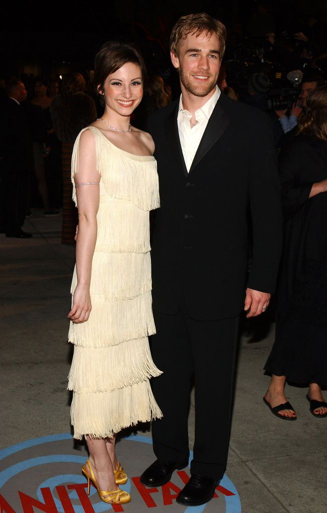 Heather McComb y James Van Der Beek en 20024