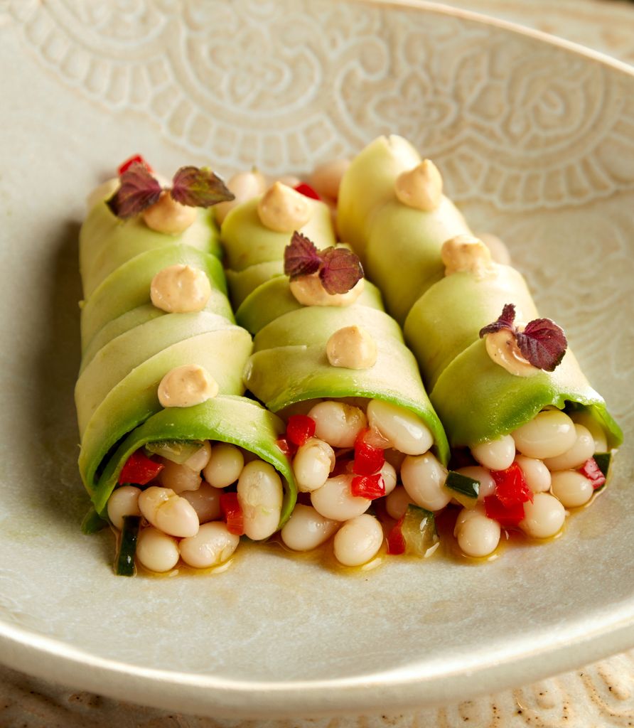 Canelón de aguacate. 