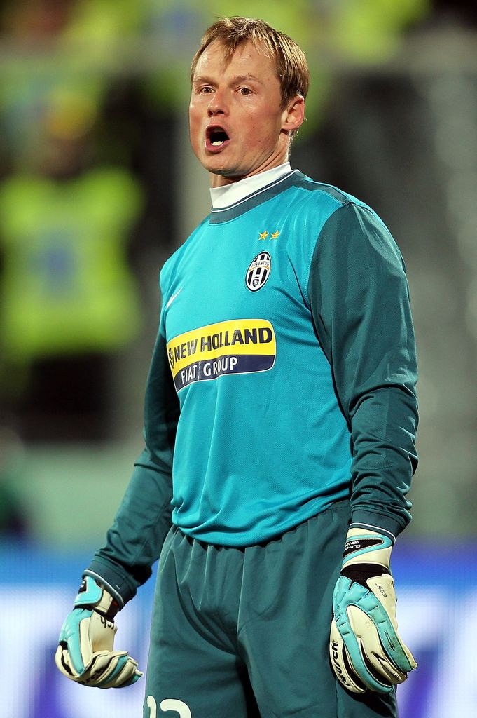 Alex Manninger en un partido del Juventus CF contra la ACF Fiorentina