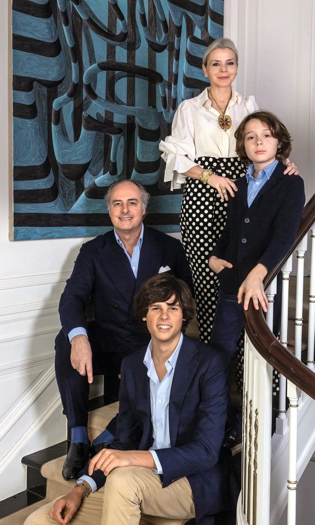 Stéphanie Busuttil y su familia
