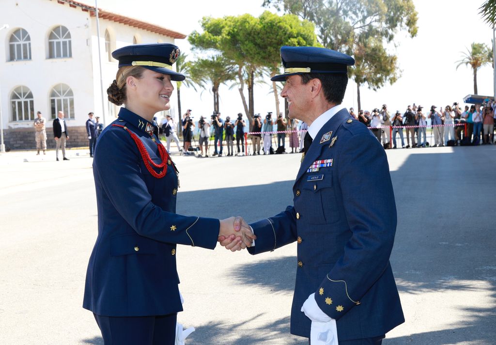La princesa Leonor ingresa en la Academia del Aire de San Javier (Murcia) 