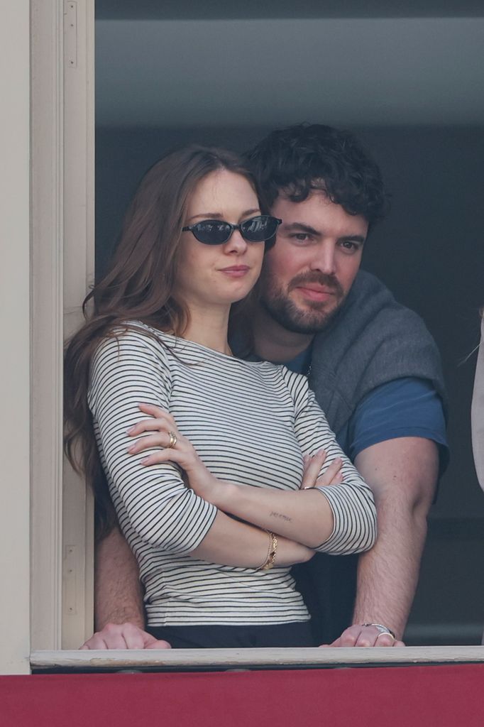 Stella Banderas y Alex Gruszynski el Domingo de Ramos en Málaga. 29 de marzo 2026