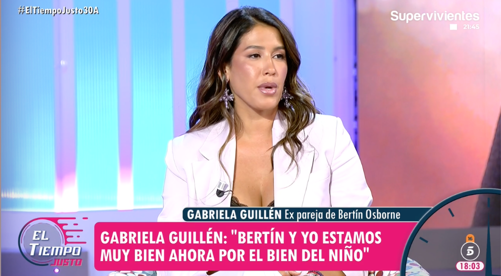 Gabriela Guillén en 'El tiempo justo'