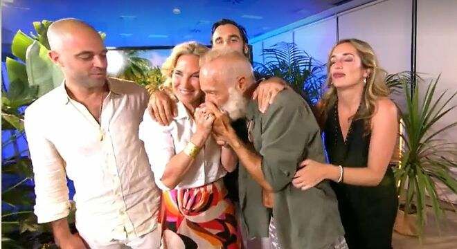 José Manuel Soto en el reencuentro con su familia después de Supervivientes 2026