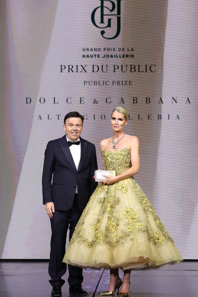 Kitty Spencer en la primera edición del Grand Prix De La Haute Joaillerie en Mónaco, 2025.
