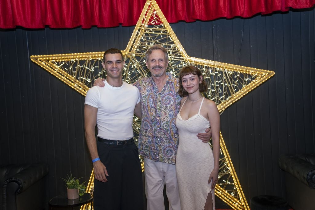 Jose Pastor, Miguel Bose y Maria Romanillos