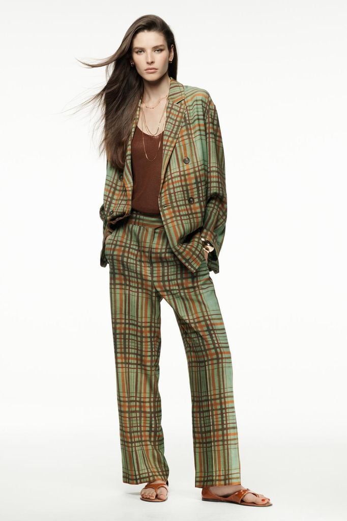 Traje de chaqueta de Zara de cuadros