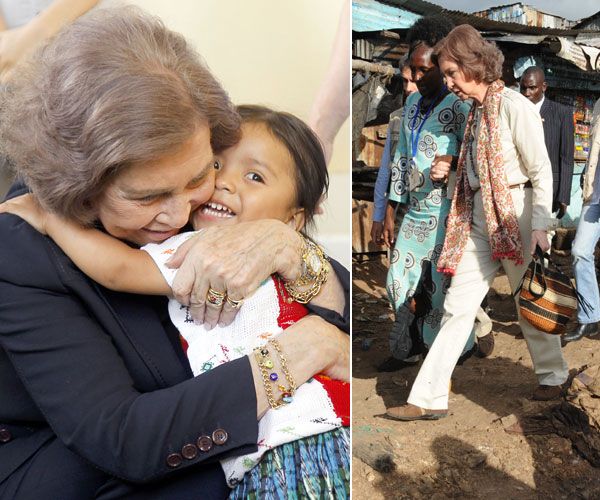 El último viaje que realizó doña Sofía en este ámbito fue entre el 18 y el 21 de marzo del año pasado, cuando se desplazó a Guatemala para conocer el trabajo que la Cooperación Españolaestá desarrollando en las áreas de educación, formación técnica, seguridad y justicia, desarrollo rural y cultura y patrimonio, tanto en la capital como en diversas localidades del país
