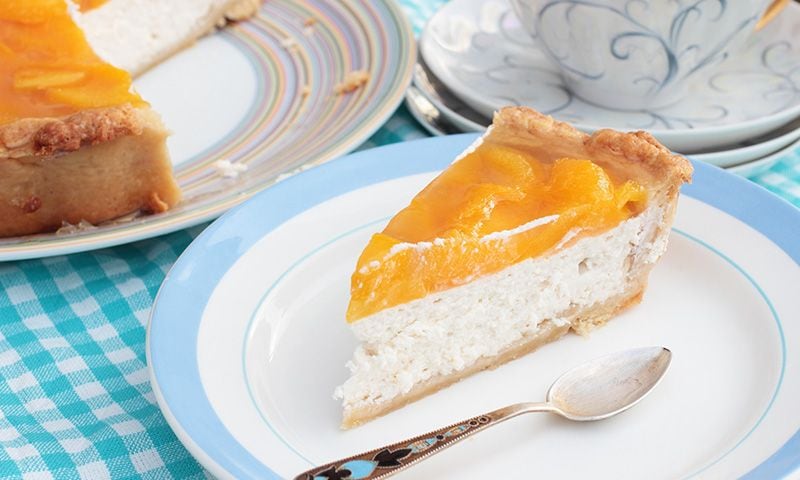 tarta de queso con vainilla 