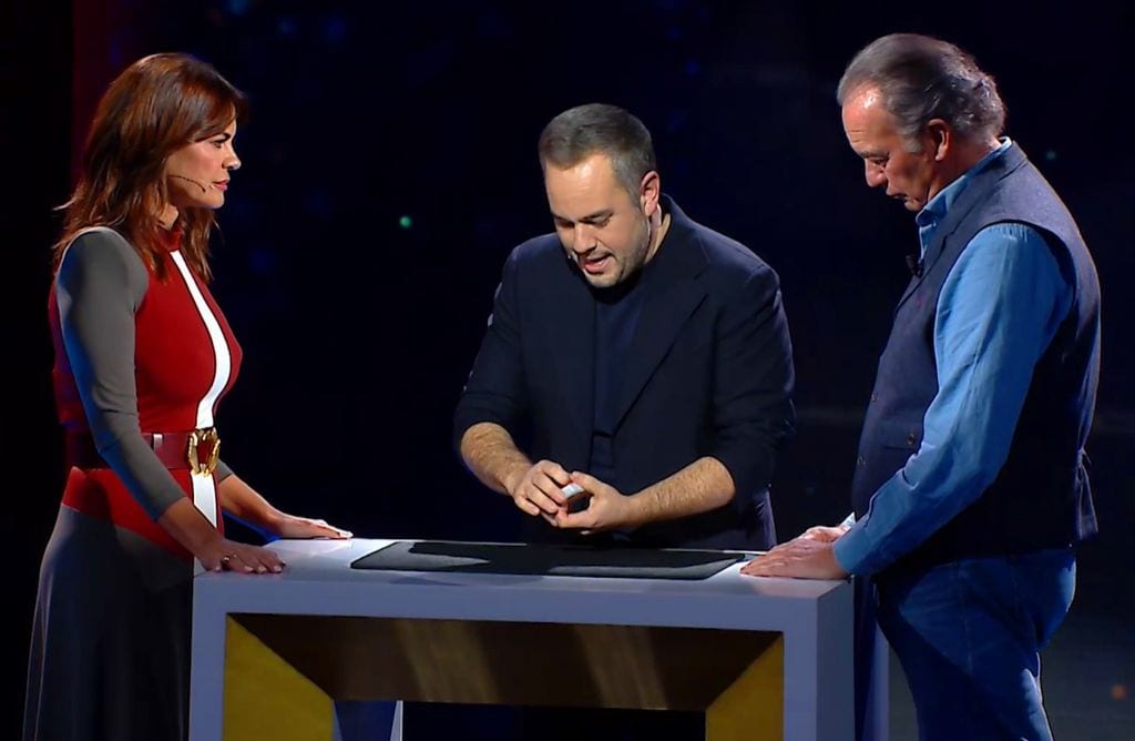 María José Suárez, Jorge Blass y Bertín Osborne