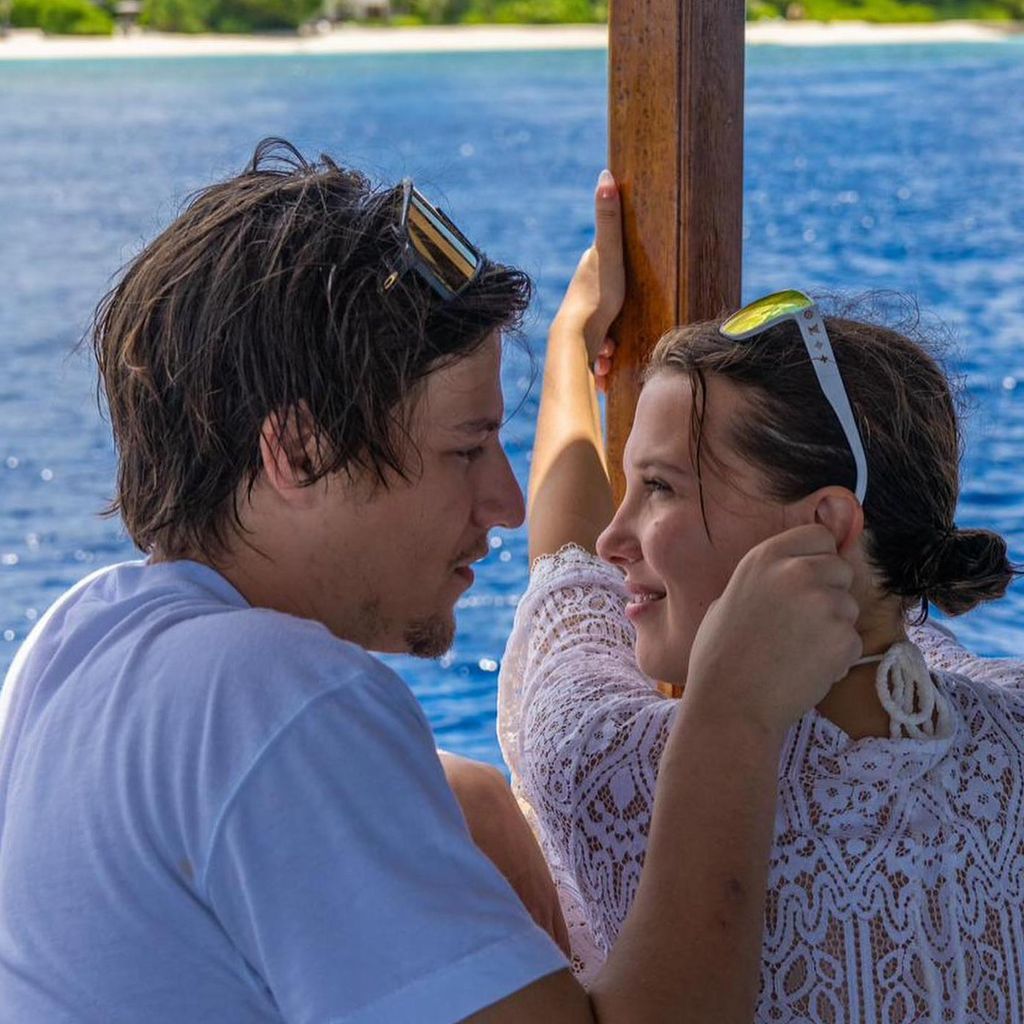 Millie Bobby Brown y Jake Bongiovi