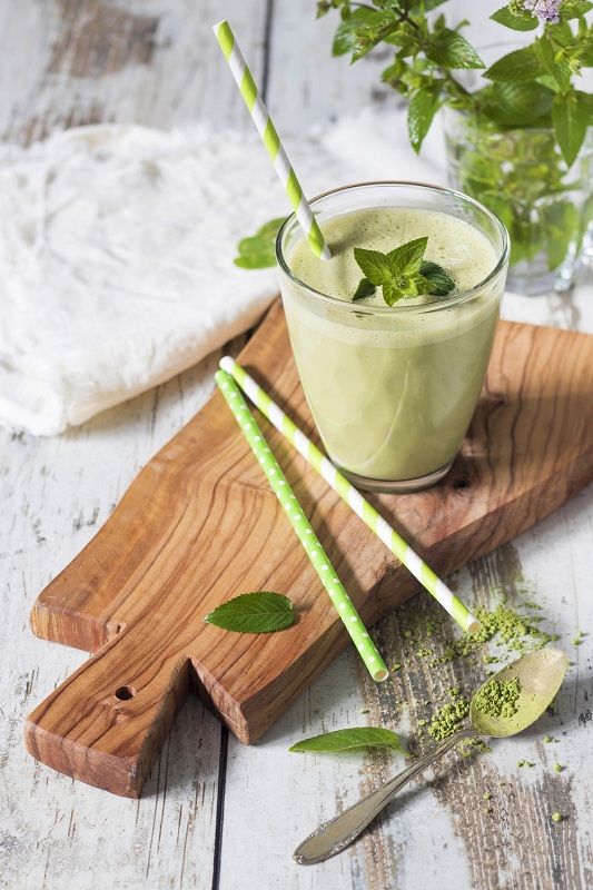 Té de matcha por la mañana