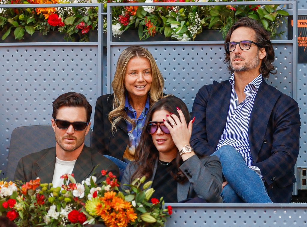 Feliciano López, Arthur Borges y Garbiñe Muguruza en el Masters Series de Madrid en 2024