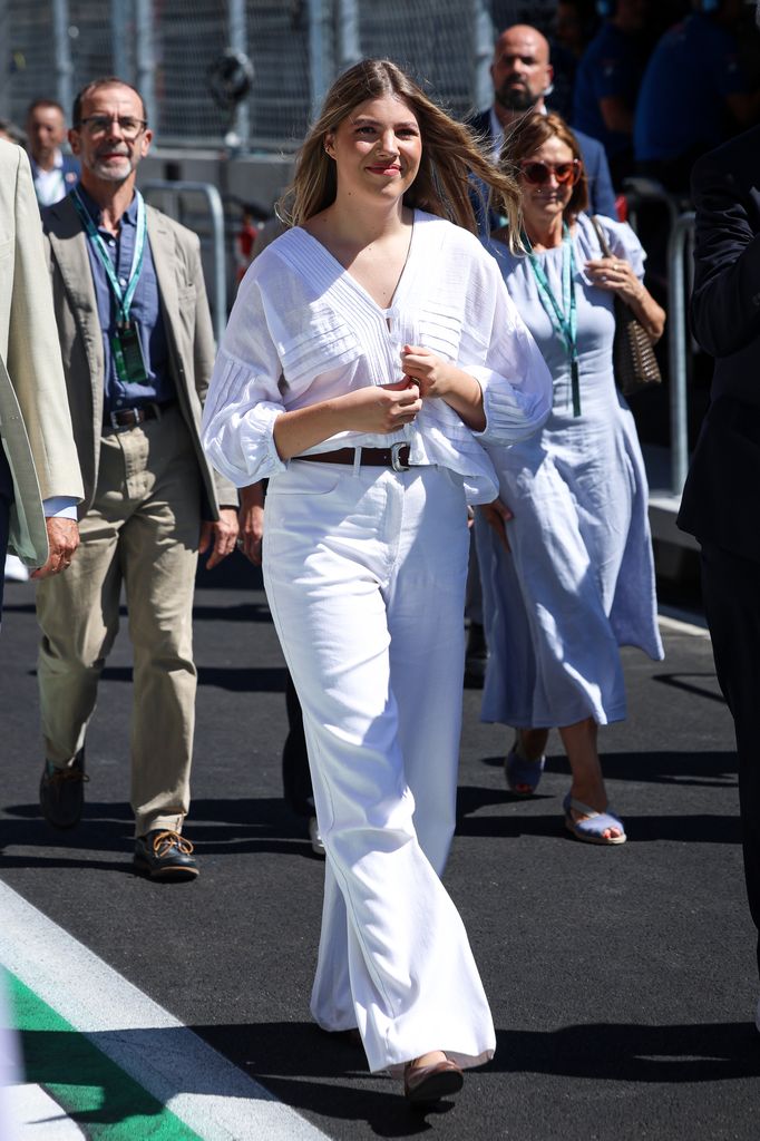 La infanta Sofía en la Fórmula 1 de Madrid