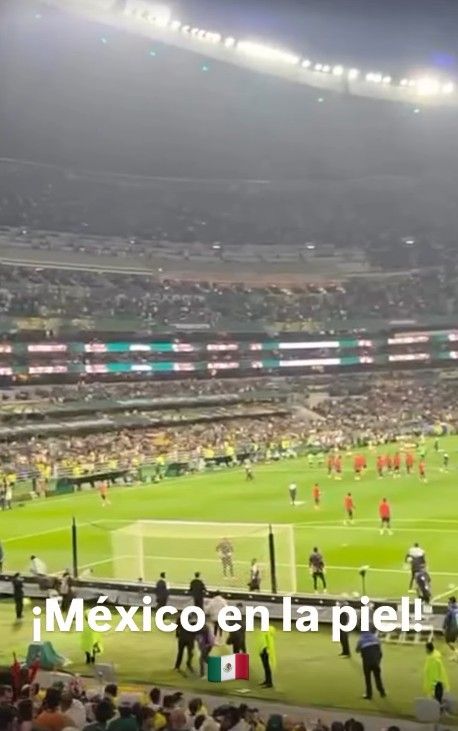 Paloma Cuevas, testigo del triunfo de México en el Mundial