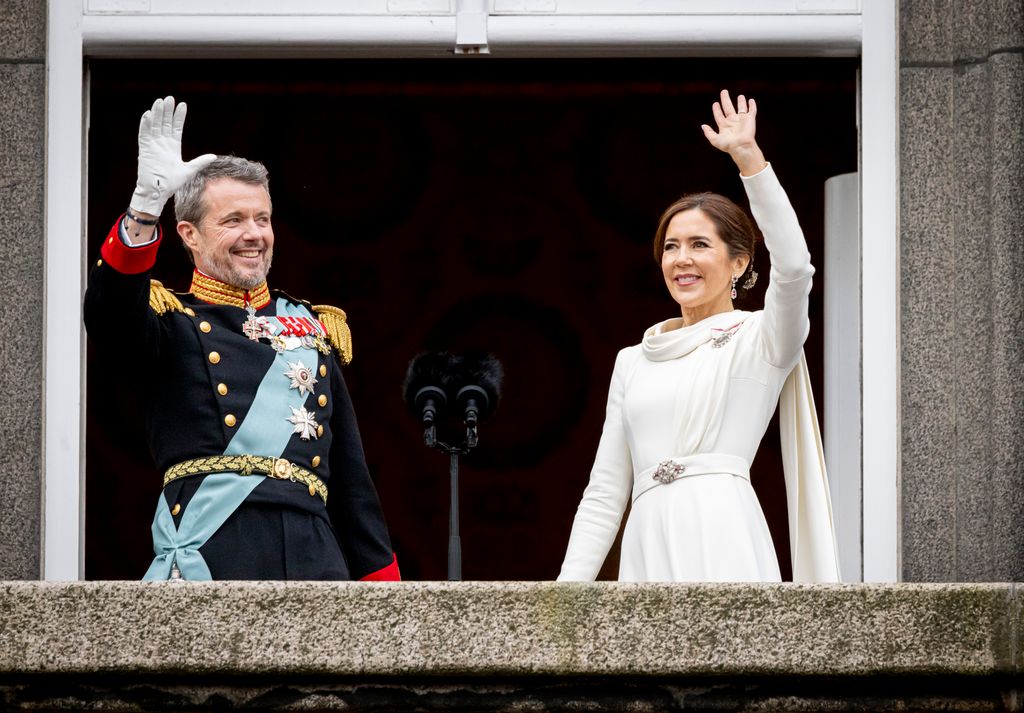 El rey Federico X y la reina Mary el día de su proclamación