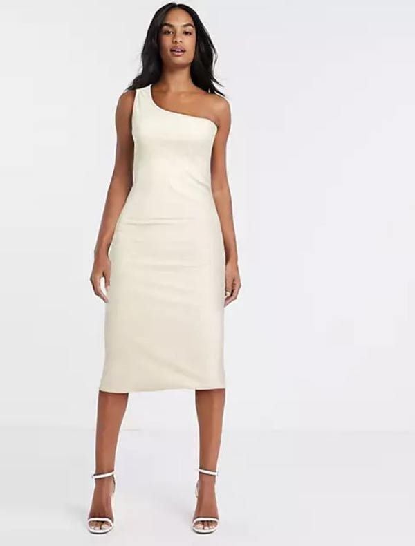 Vestido asimétrico de Asos