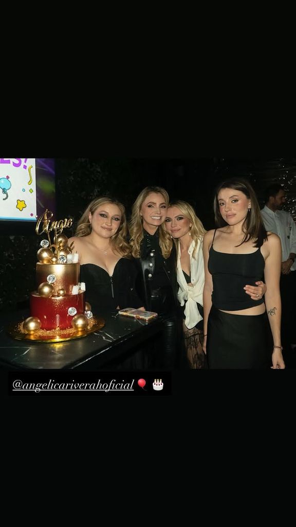 Angélica Rivera celebró su cumpleaños junto a sus hijas Fernanda, Sofía y Regina Castro.