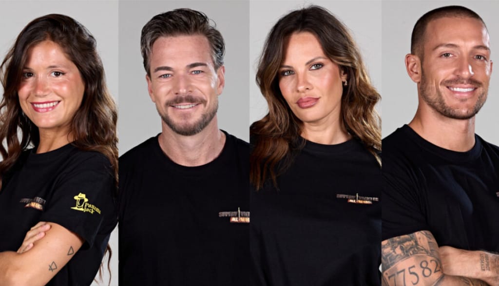 Los cuatro finalistas de 'Supervivientes All Stars'