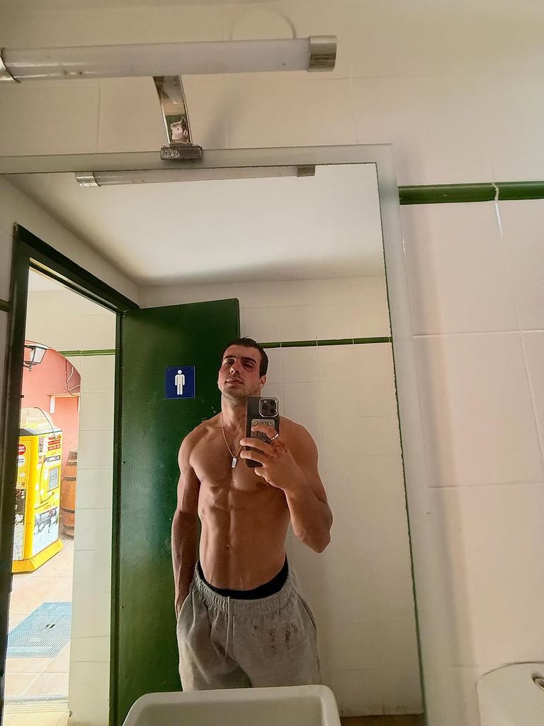 Óscar durante el rodaje