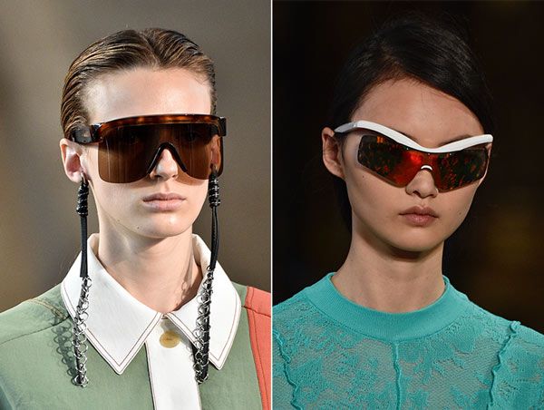 Shield sunglasses de Loewe y Stella McCartney
