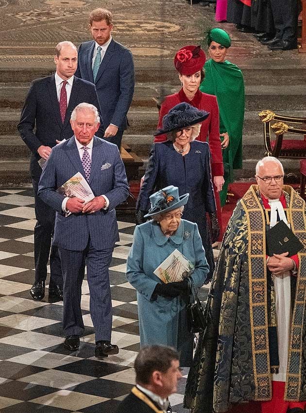 Isabel II y Carlos de Inglaterra