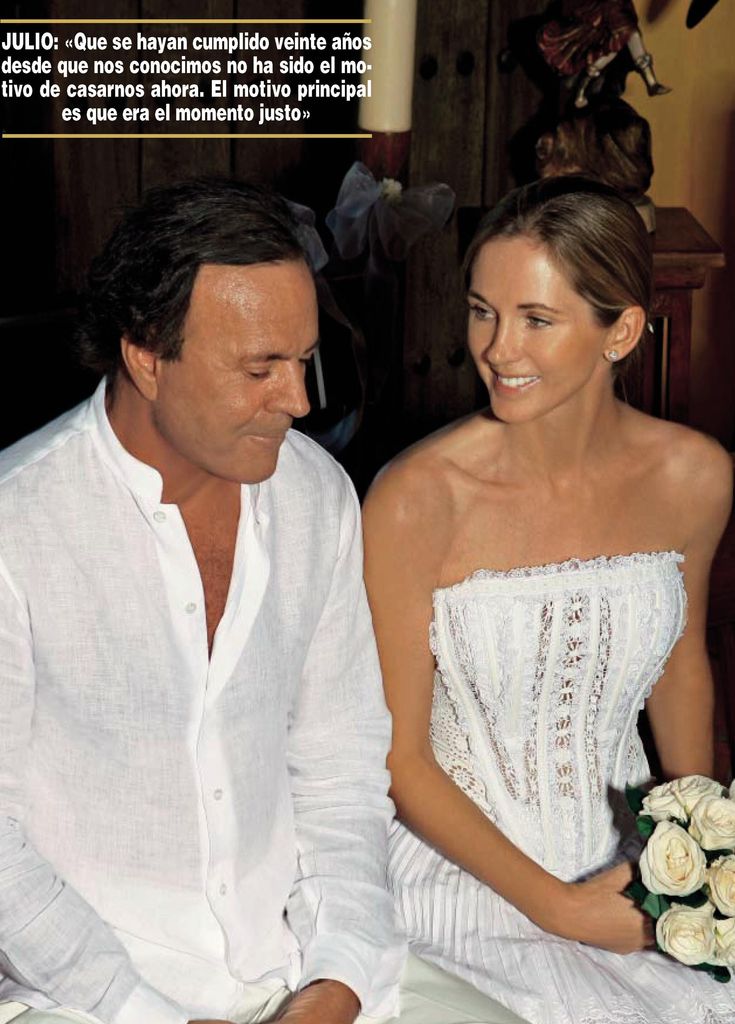 Hola 3449. Boda Julio Iglesias y Miranda