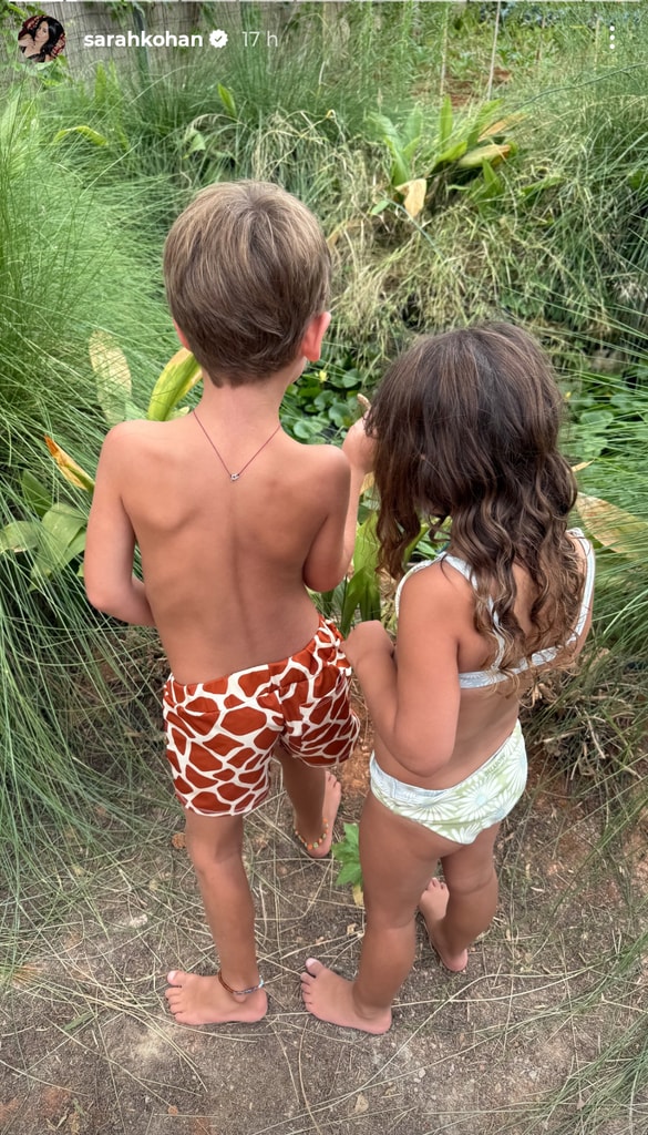 Sarah Kohan dejó ver lo grandes y lindos que están sus hijos Noah y Nala.