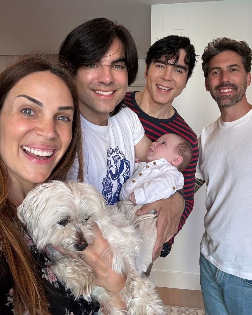 Nerea Garmendia con unos amigos