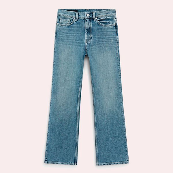Jeans bootcut fit tiro alto Massimo Dutti