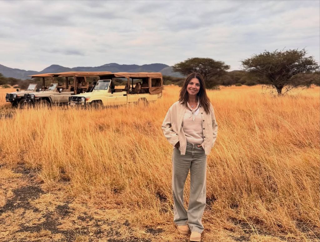 Maribel Verdú, rodeada de naturaleza salvaje en plena sabana