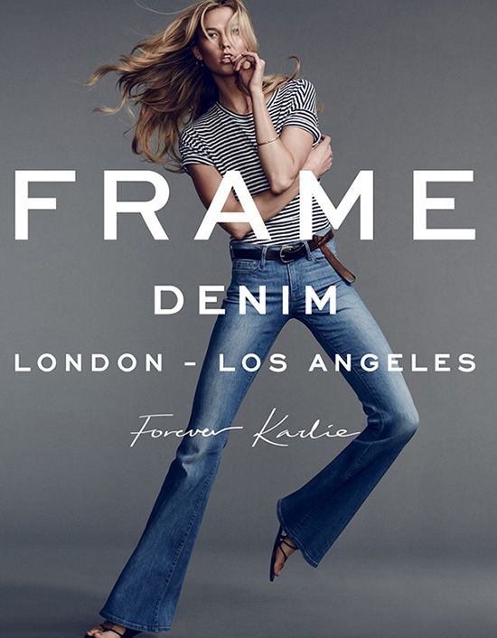 Karlie Kloss para Frame Denim 