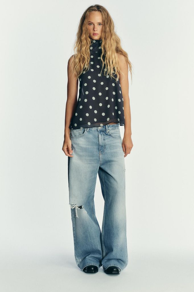 Tops de escote halter de Zara