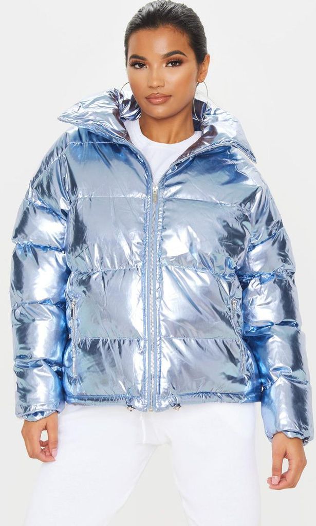 jacket metalizada de pretty little thing