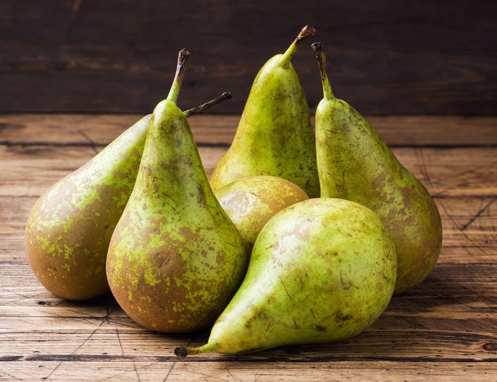 Peras de la variedad Conferencia. 