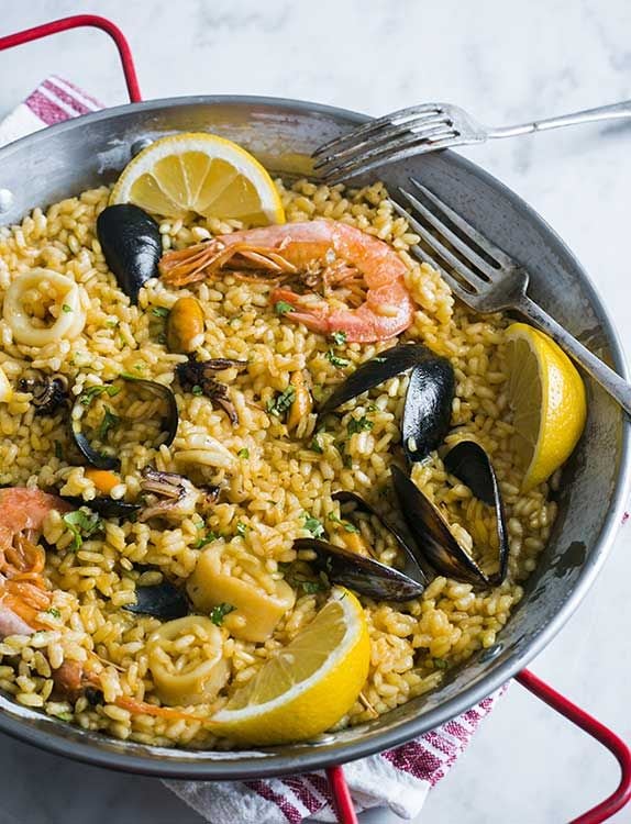 receta paella