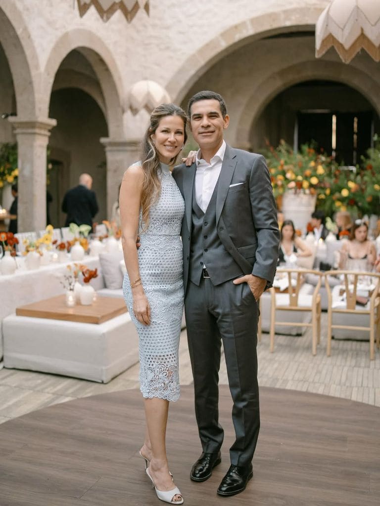 Jaydy Michel con Rafa Márquez en su fiesta sorpresa de cumpleaños