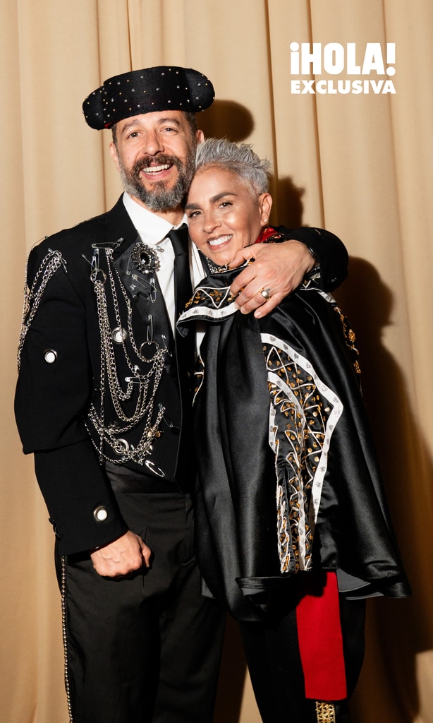 La velada fue lugar de grandes encuentros como el de Sergio O'Farrill y Federica Quijano, exintegrantes de Kabah