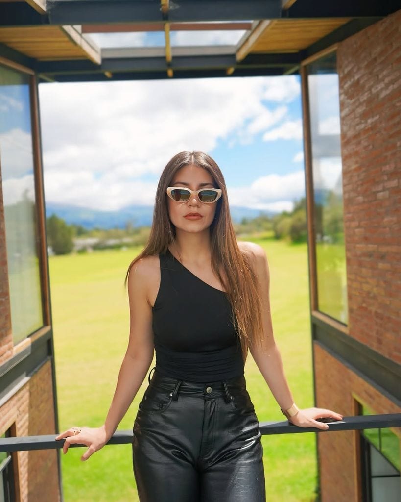 La modelo María Lorena Argüello