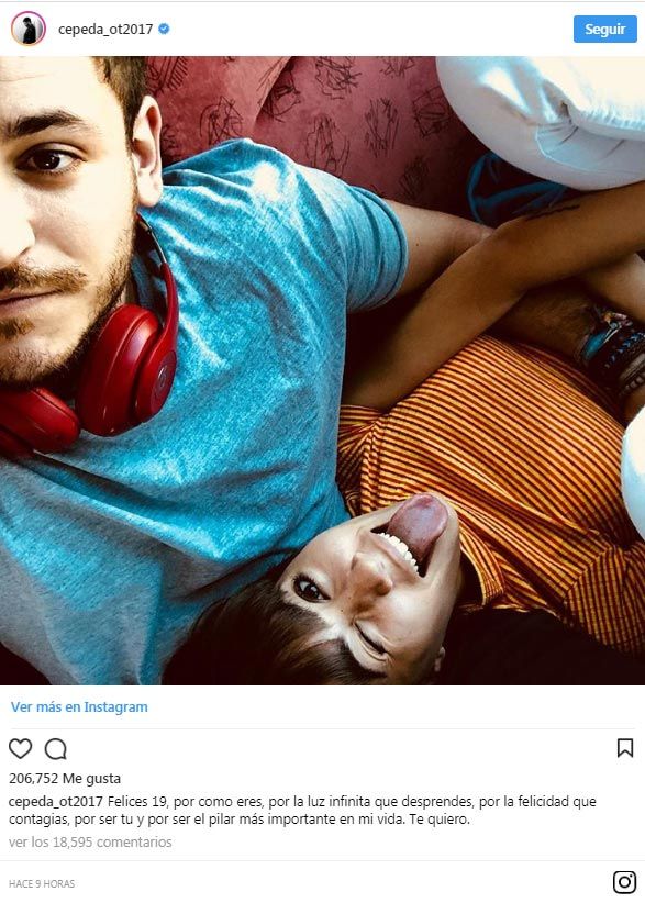 Aitana Ocaña y Luis Cepeda