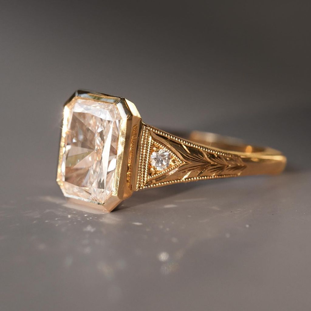 Kindred Lubeck, las encargadas de hacer el anillo de compromiso de Taylor Swift proponen una variedad de anillos con este tipo de diamantes.