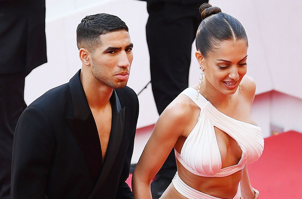 Achraf Hakimi e Hiba Abouk