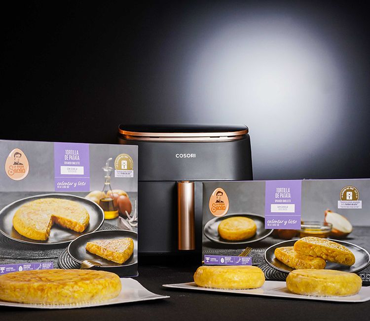 Cajas de tortilla para 'airfryer'