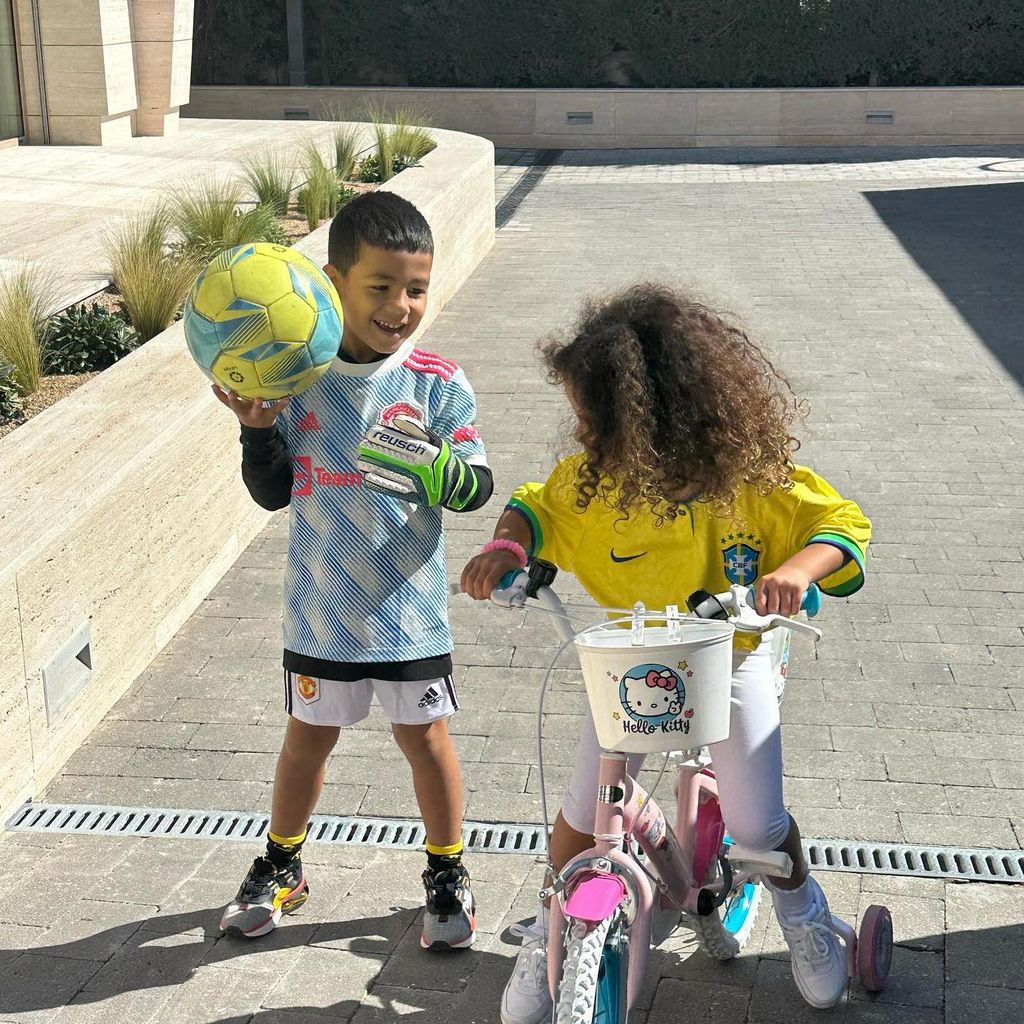 los hijos de georgina y cristiano