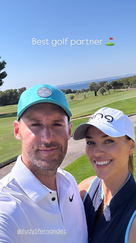 El golf, una de las aficiones compartidas por la pareja
