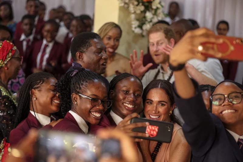 Meghan Markle y el príncipe Harry